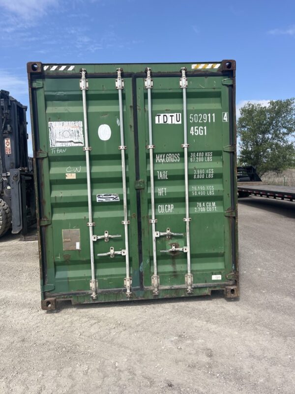 tdtu502911 4 | 40' high cube shipping container (cargo worthy)