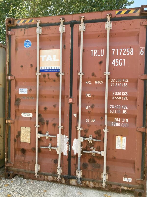 trlu717258 6 | 40' high cube shipping container (cargo worthy)