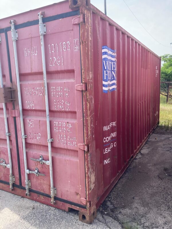 wfhu131183 4 20' storage container (cargo worthy)