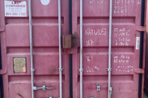 wfhu131194 2 20' storage container (cargo worthy)
