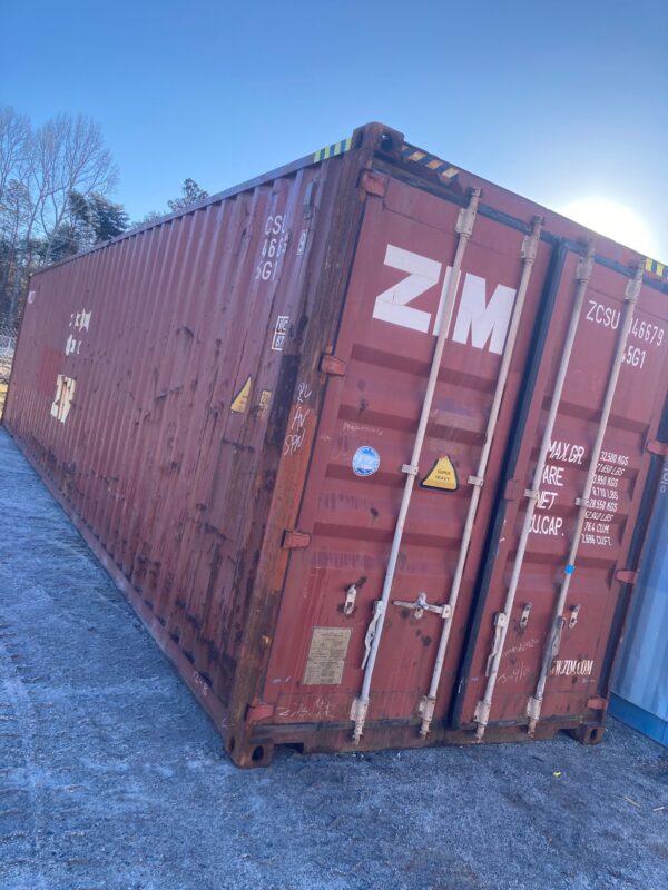 zcsu 846679 9 | 40' high cube shipping container (cargo worthy)