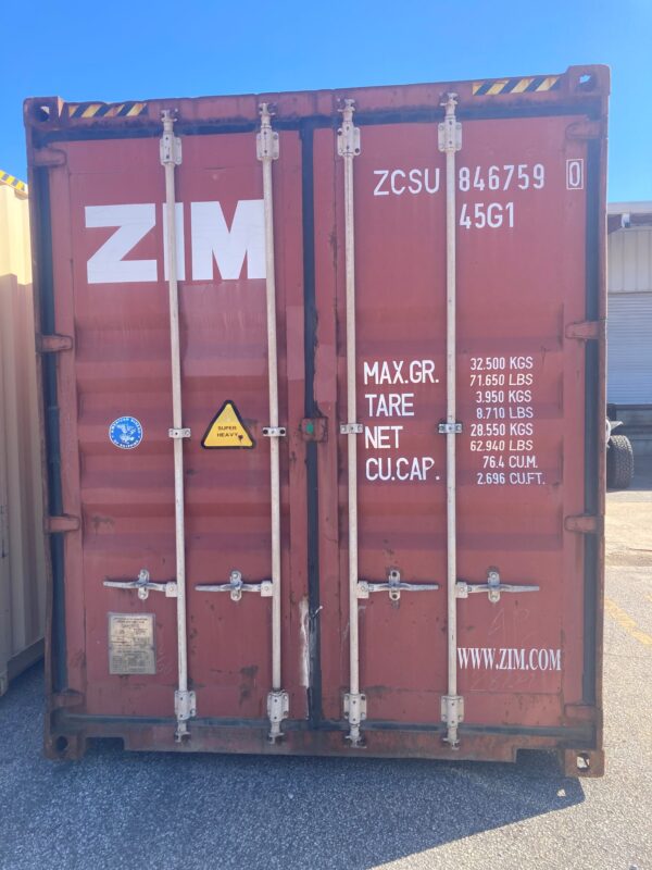 zcsu848081 6 40' high cube container (cargo worthy) (copy)