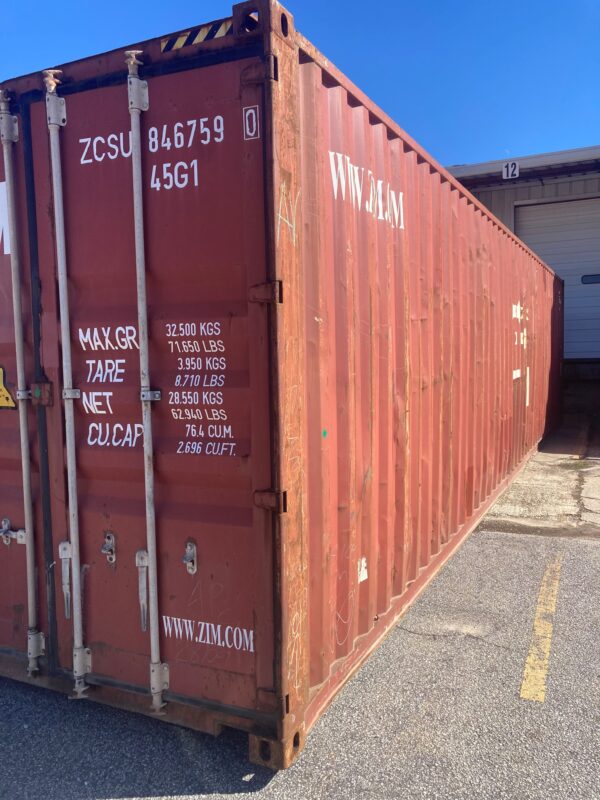 zcsu848081 6 40' high cube container (cargo worthy) (copy)