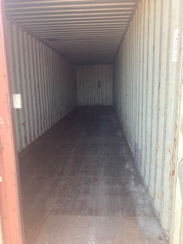 zcsu848081 6 40' high cube container (cargo worthy)