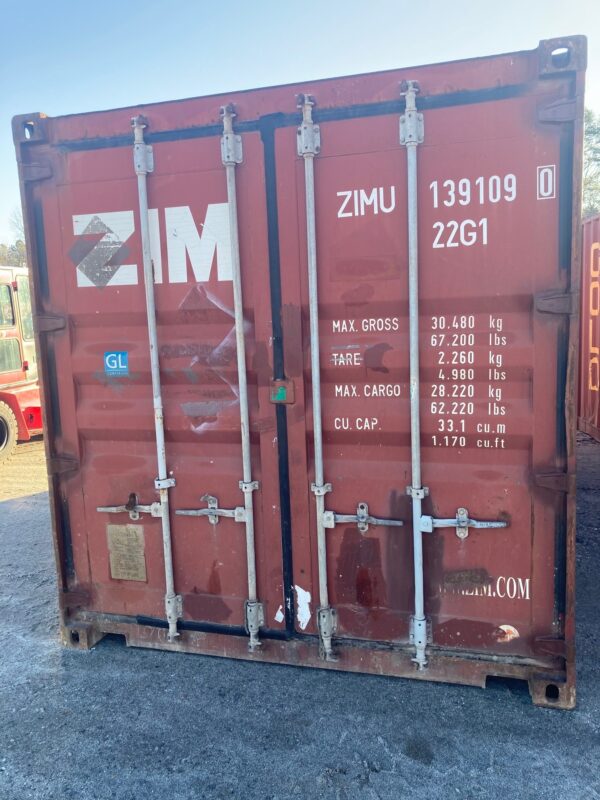 zimu 139109 0 | 20' shipping container (cargo worthy)