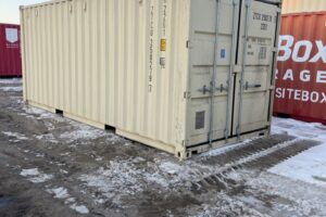 ztcu250279 7 w/ lock box | 20' shipping container (one trip)