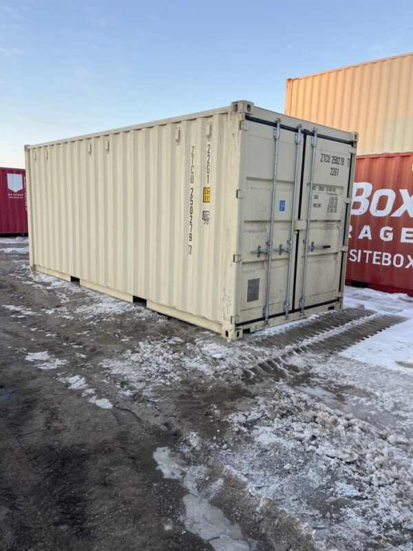 ztcu250279 7 w/ lock box | 20' shipping container (one trip)