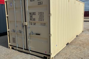glcu208439 5 w/ lock box | 20' shipping container (one trip)
