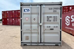 sleu255005 0 w/ lock box | 20' shipping container (one trip)